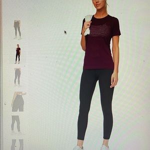 Like New Black size 8 Lululemon Train in Times 7/8